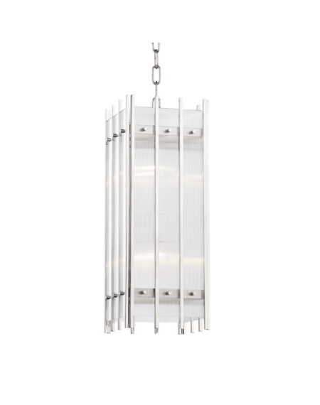  Wooster Mini Pendant in Polished Nickel