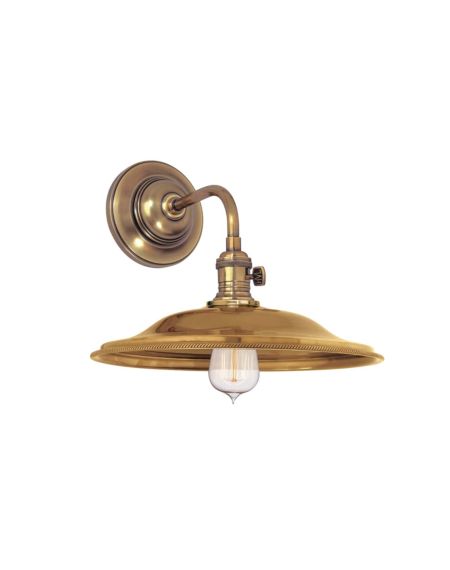  Heirloom Wall Sconce in Aged Brass