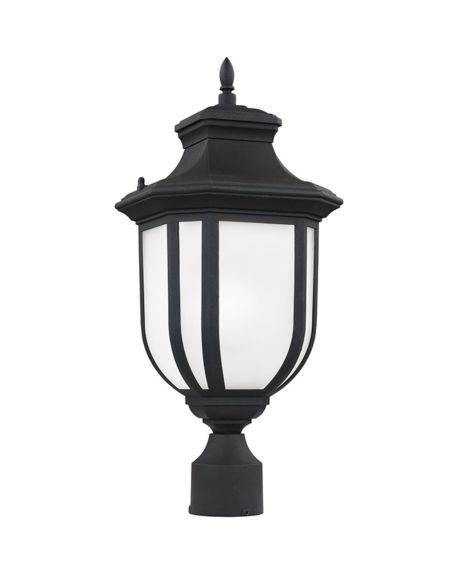 Sea Gull Childress 21 Inch Outdoor Post Light in Black