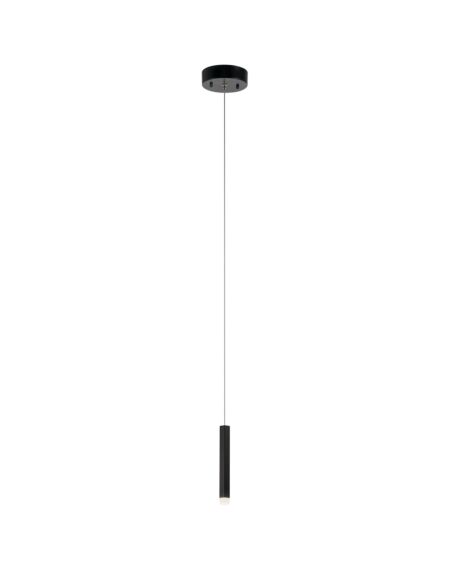 Soho 1-Light LED Mini Pendant in Black
