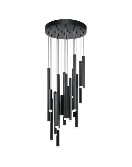 Soho 24-Light LED Pendant in Black
