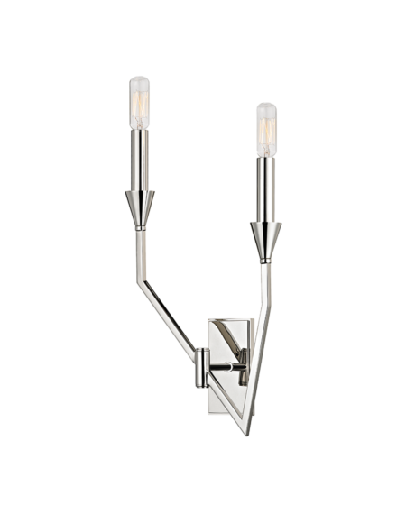  Archie Wall Sconce in Polished Nickel
