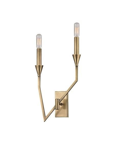  Archie Wall Sconce in Aged Brass