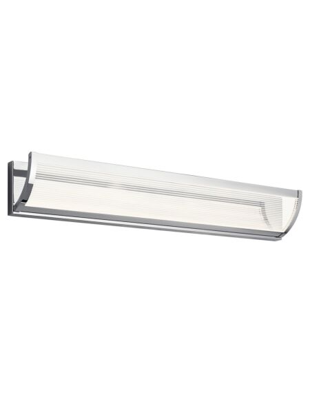Roone 1-Light LED Linear Bathroom Vanity Light in Chrome