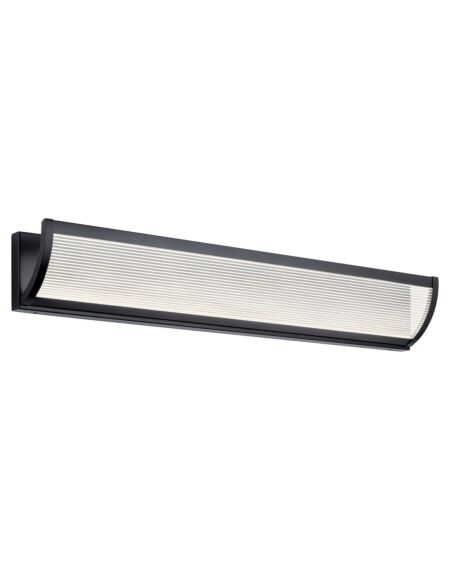 Roone 1-Light LED Linear Bathroom Vanity Light in Matte Black