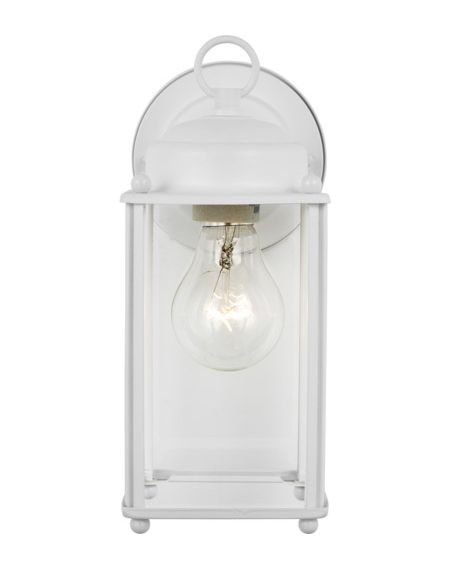 Generation Lighting New Castle Outdoor Wall Light in White