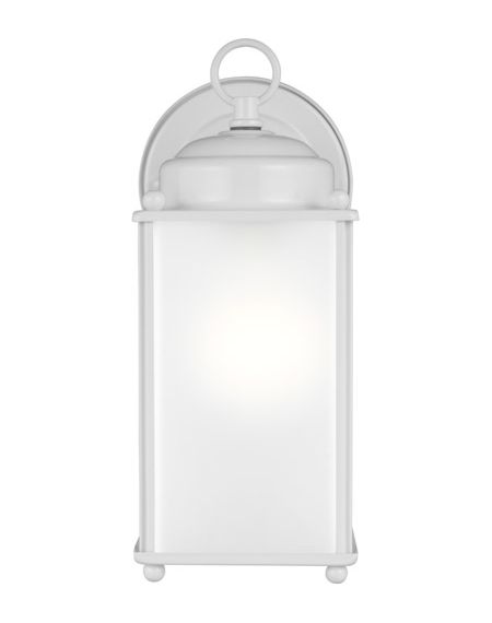 Sea Gull New Castle Outdoor Wall Light in White