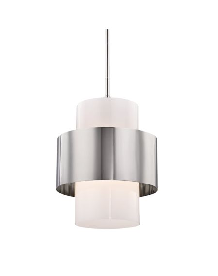  Corinth Pendant Light in Polished Nickel