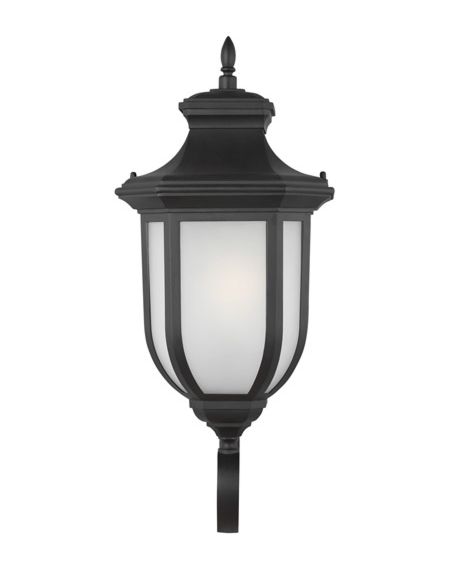 Sea Gull Childress Outdoor Wall Light in Black