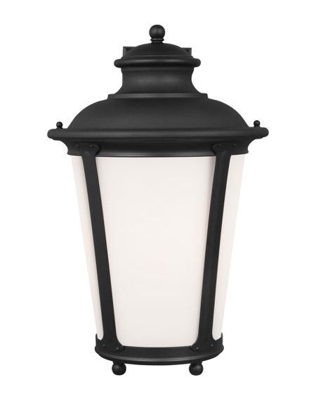 Sea Gull Cape May Outdoor Wall Light in Black