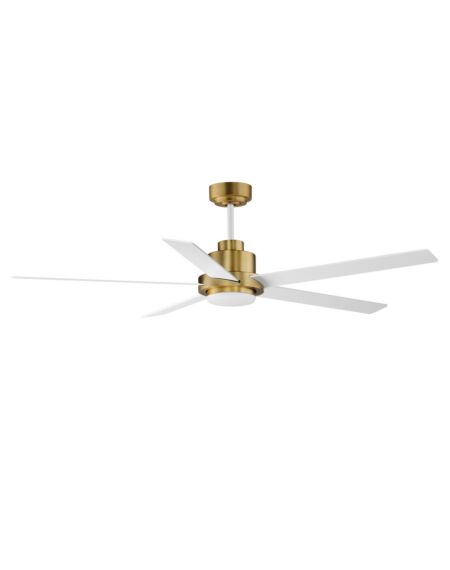 Daisy 1-Light 60" Ceiling Fan in Natural Aged Brass