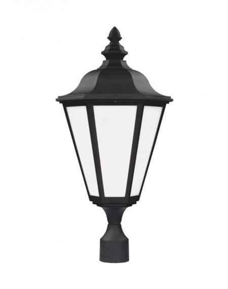 Sea Gull Brentwood 26 Inch Outdoor Post Light in Black