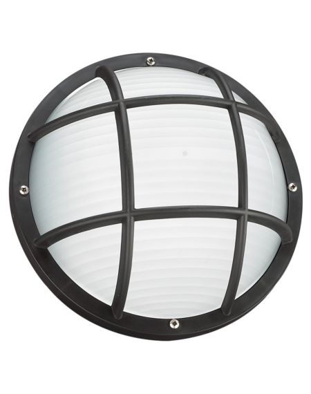 Sea Gull Bayside Outdoor Ceiling Light in Black