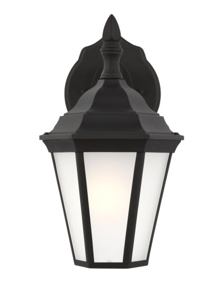 Bakersville 1-Light Outdoor Wall Lantern in Black