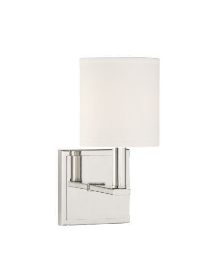  Waverly Wall Sconce in Polished Nickel