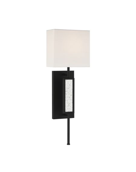 Victor 1-Light Wall Sconce in Matte Black