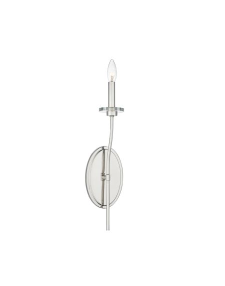 Richfield 1-Light Wall Sconce in Polished Nickel