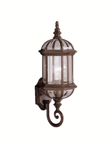 Kichler Barrie 1 Light 21.75 Inch Outdoor Medium Wall in Tannery Bronze