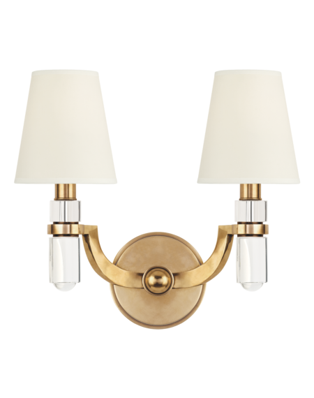  Dayton Wall Sconce in Aged Brass