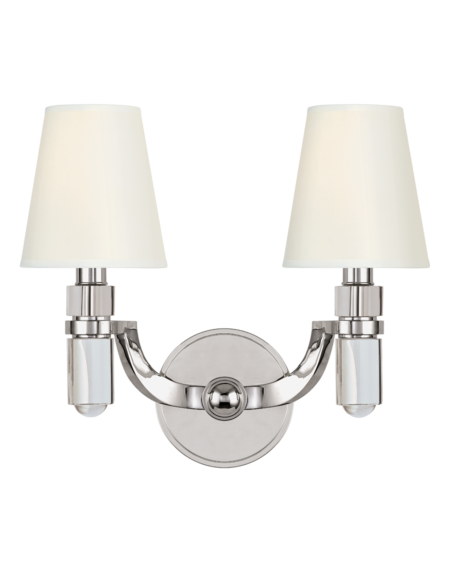  Dayton Wall Sconce in Polished Nickel