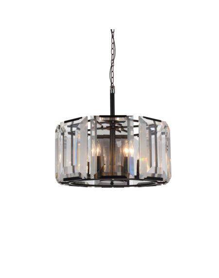 CWI Lighting Jacquet 8 Light Chandelier with Black finish