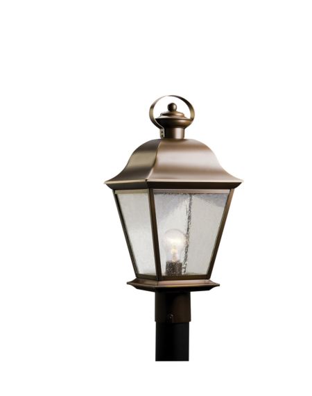 Kichler Mount Vernon Outdoor Post Lantern in Olde Bronze