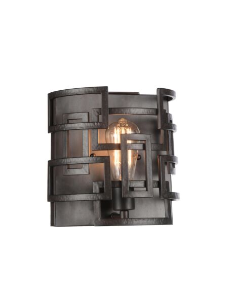 CWI Lighting Litani 1 Light Wall Sconce with Brown finish