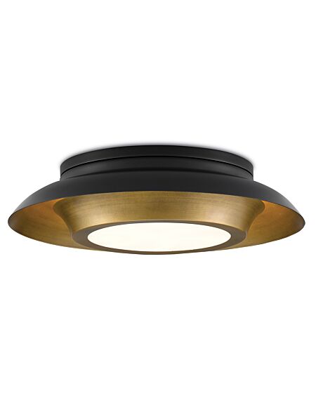 Currey & Company Metaphor Ceiling Light in Painted Antique Brass