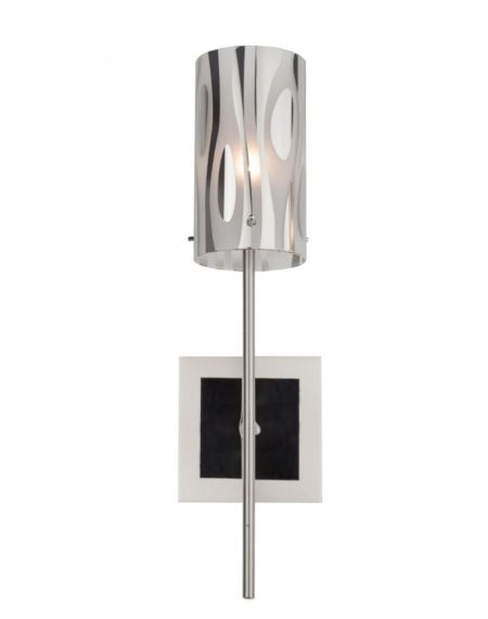  Chroman Empire Wall Sconce in Chrome