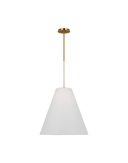 Remy 1-Light Pendant in Burnished Brass