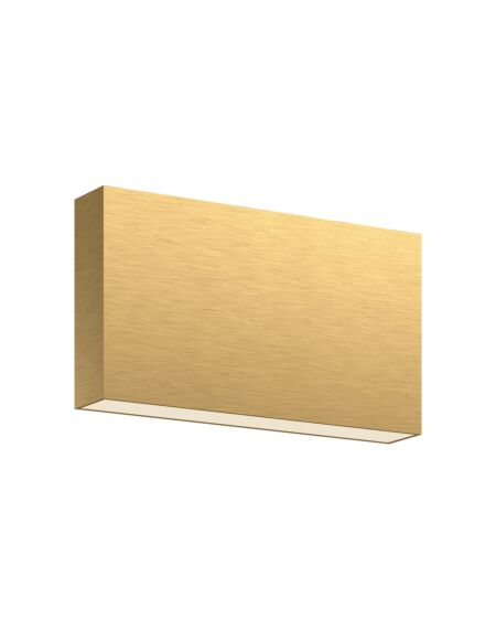 Mica LED All-Terior Wall Bathroom Vanity Light in Brushed Gold