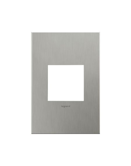  adorne Brushed Stainless SteelOpening Wall Plate