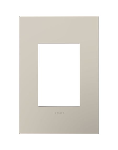 LeGrand adorne Greige 1 Opening + Wall Plate