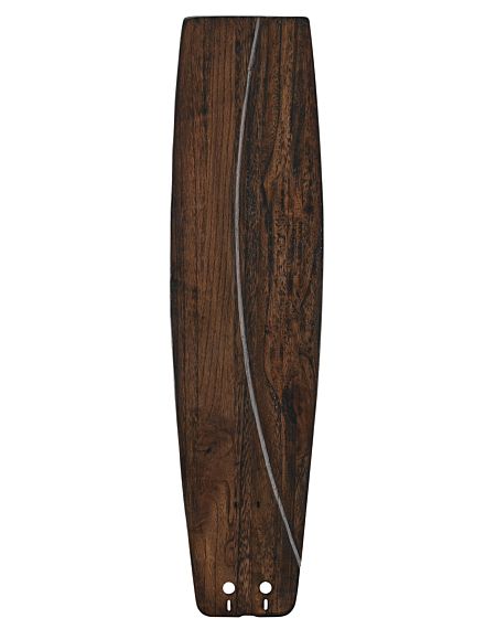 Fanimation Blades Wood 26 Inch Soft Rounded Carved Wood Blade in Walnut