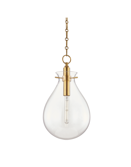  Ivy by Becki Owens Pendant in Aged Brass