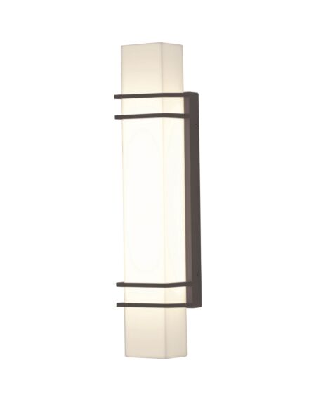 Blaine LED Outdoor Wall Sconce in Textured Bronze