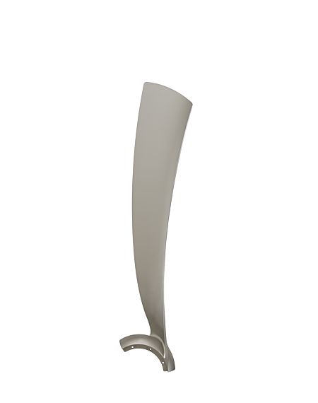 Fanimation Wrap Custom 72 Inch Ceiling Fan Blade in Brushed Nickel Set of 3