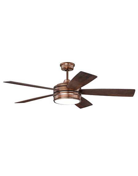 Craftmade 52" Braxton Ceiling Fan in Brushed Copper