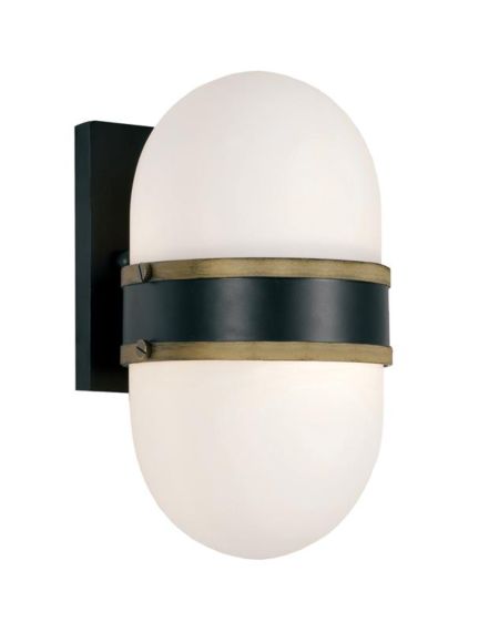Brian Patrick Flynn for Capsule Outdoor Wall Light in Black And Gold