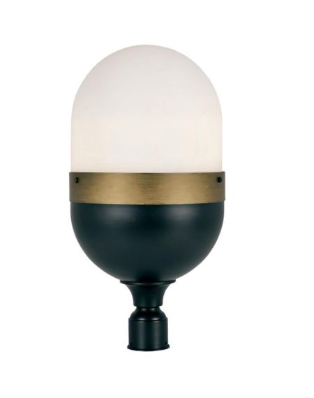 Brian Patrick Flynn for Capsule Outdoor Post Light in Black And Gold