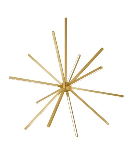 Sirius Minor LED Chandelier in Brushed Gold