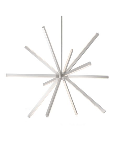  Sirius LED Contemporary Chandelier in Nickel