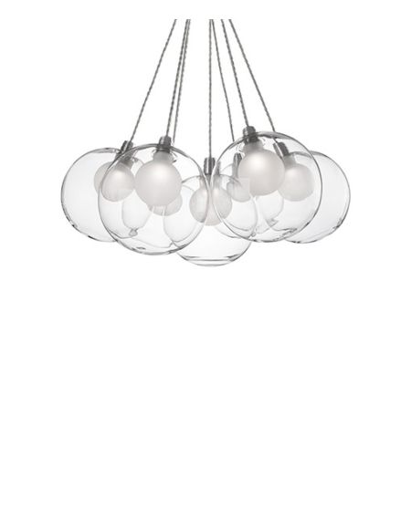  Bolla LED Contemporary Chandelier in Chrome
