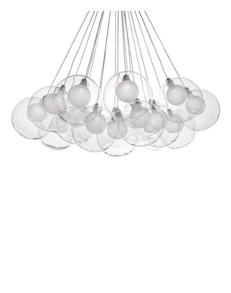  Bolla LED Contemporary Chandelier in Chrome
