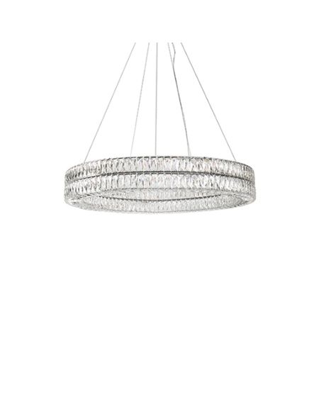  Solaris LED Contemporary Chandelier in Chrome