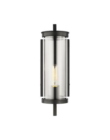 Eastham 1-Light Wall Lantern in Textured Black