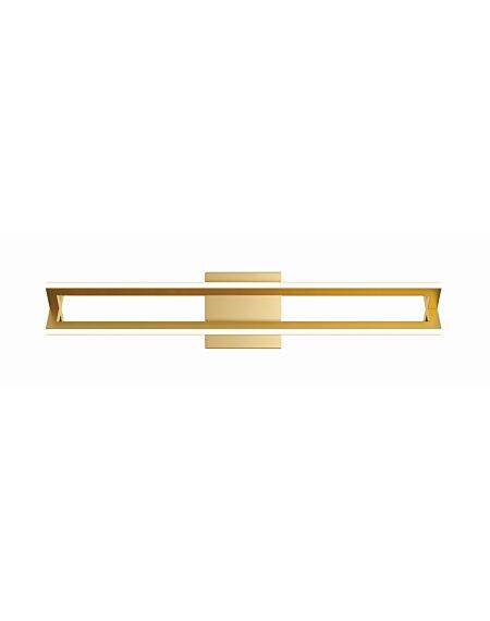 Cass LED Vanity in Gold
