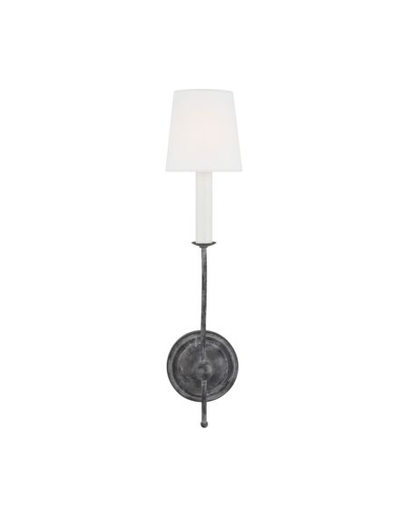Visual Comfort Studio Richmond Wall Sconce in Weathered Galvanized by Chapman & Myers