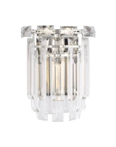 Visual Comfort Studio Arden Wall Sconce in Polished Nickel by Chapman & Myers