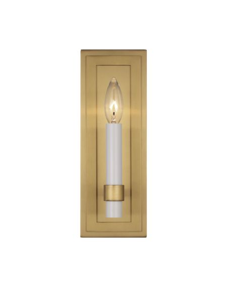 Visual Comfort Studio Marston Wall Sconce in Burnished Brass by Chapman & Myers